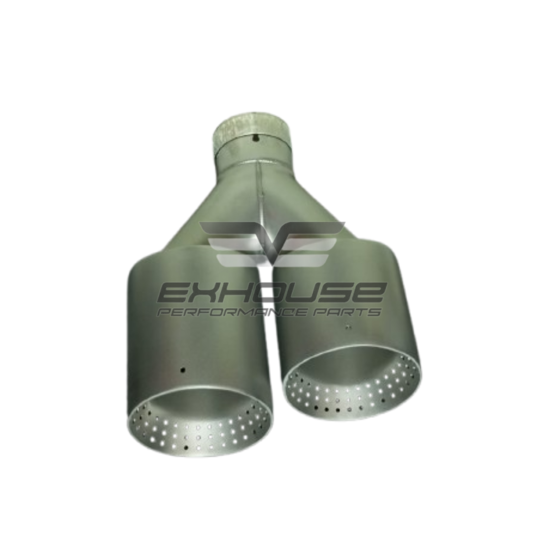 8R/S3 STYLE DOUBLE TAIL PIPE RIGHT